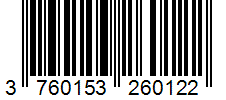 Barcode 3760153260122