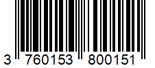 Barcode 3760153800151