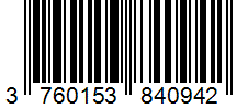 Barcode 3760153840942