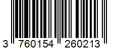 Barcode 3760154260213
