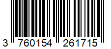 Barcode 3760154261715