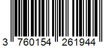 Barcode 3760154261944