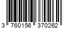 Barcode 3760156370262