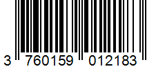 Barcode 3760159012183