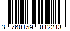 Barcode 3760159012213