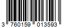 Barcode 3760159013593