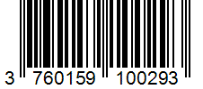 Barcode 3760159100293