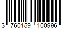 Barcode 3760159100996