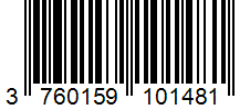 Barcode 3760159101481