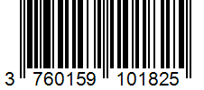 Barcode 3760159101825