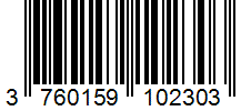 Barcode 3760159102303