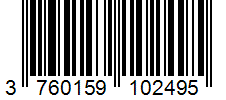 Barcode 3760159102495