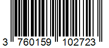 Barcode 3760159102723