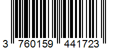 Barcode 3760159441723