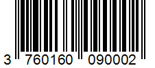 Barcode 3760160090002