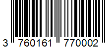 Barcode 3760161770002