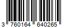 Barcode 3760164640265
