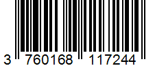 Barcode 3760168117244