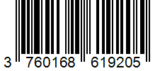 Barcode 3760168619205
