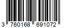 Barcode 3760168691072