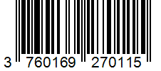 Barcode 3760169270115