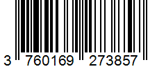 Barcode 3760169273857