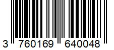 Barcode 3760169640048