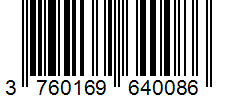 Barcode 3760169640086