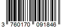 Barcode 3760170091846