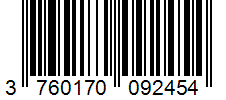 Barcode 3760170092454