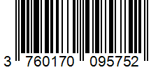 Barcode 3760170095752