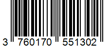 Barcode 3760170551302