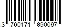 Barcode 3760171890097