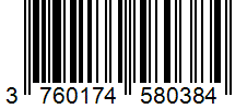 Barcode 3760174580384
