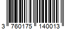 Barcode 3760175140013