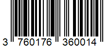 Barcode 3760176360014