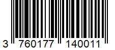 Barcode 3760177140011