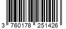 Barcode 3760178251426