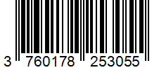 Barcode 3760178253055