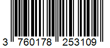 Barcode 3760178253109
