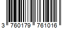 Barcode 3760179761016