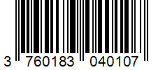 Barcode 3760183040107