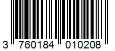 Barcode 3760184010208
