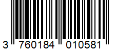 Barcode 3760184010581