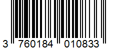 Barcode 3760184010833
