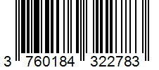 Barcode 3760184322783
