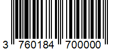 Barcode 3760184700000
