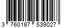 Barcode 3760187539027