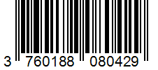 Barcode 3760188080429