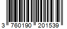 Barcode 3760190201539